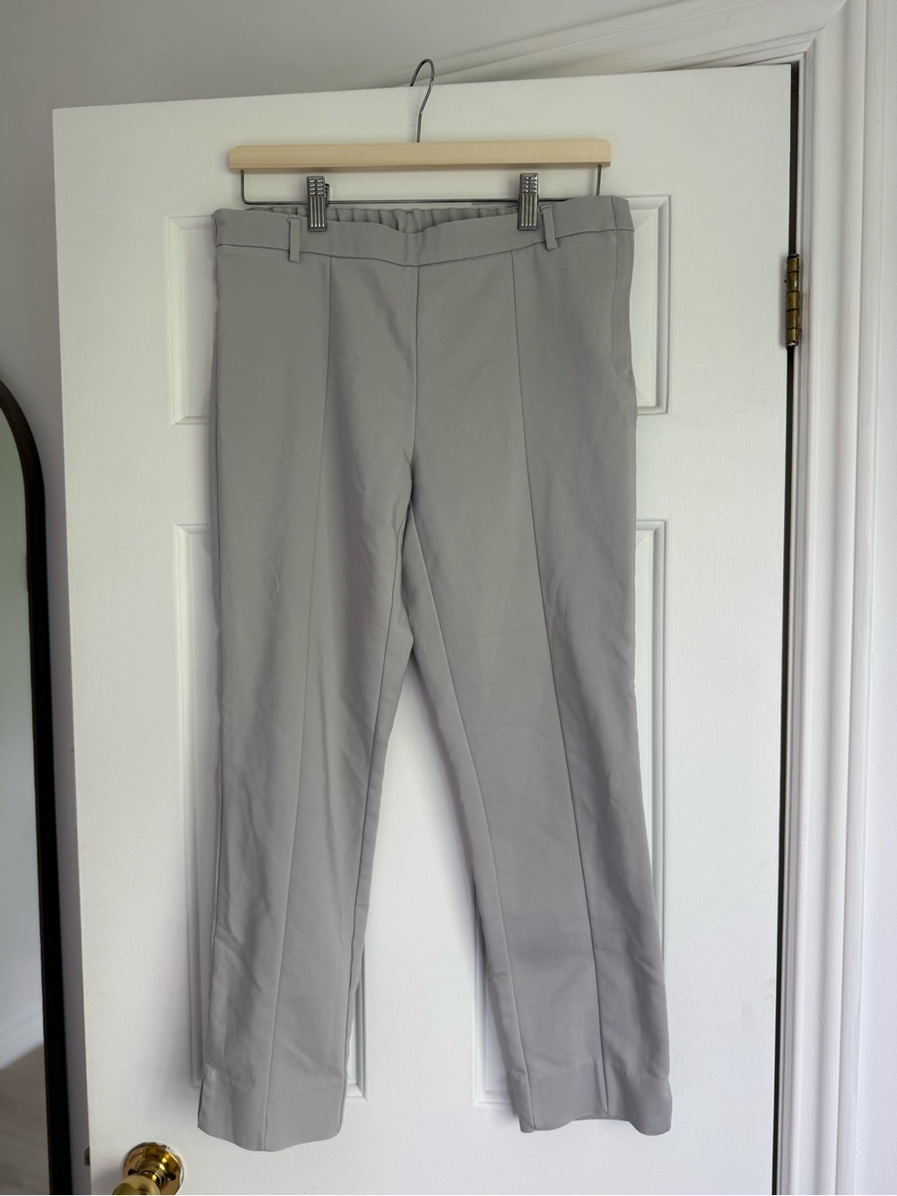 Joe Fresh Light Gray Women's Dress Trousers - Straight Leg